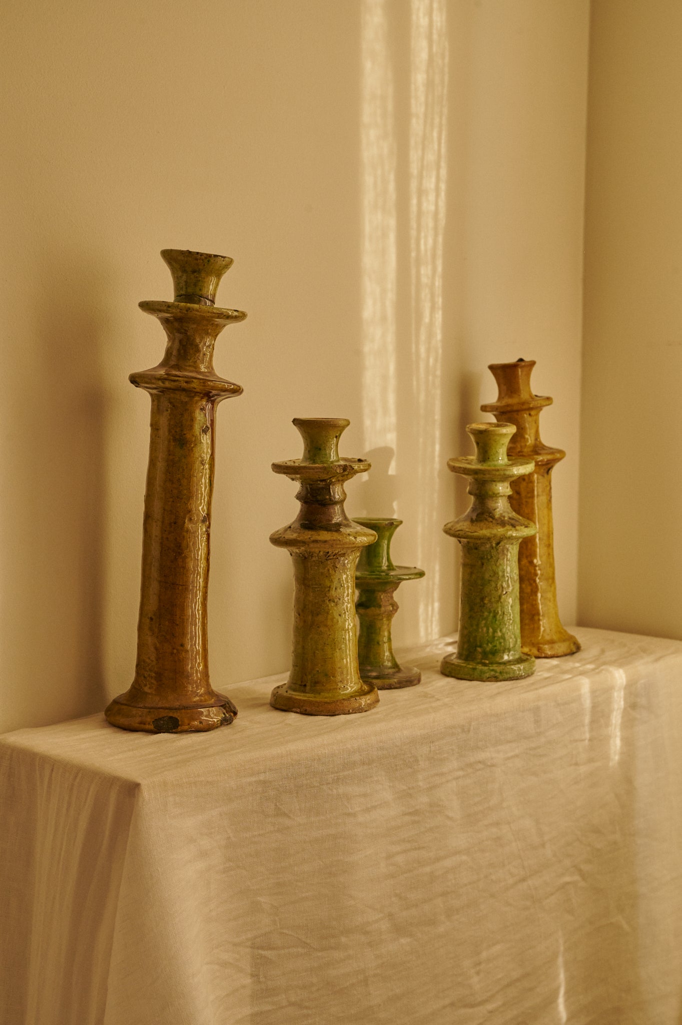 Candelabro Nº5 Noor Ocre