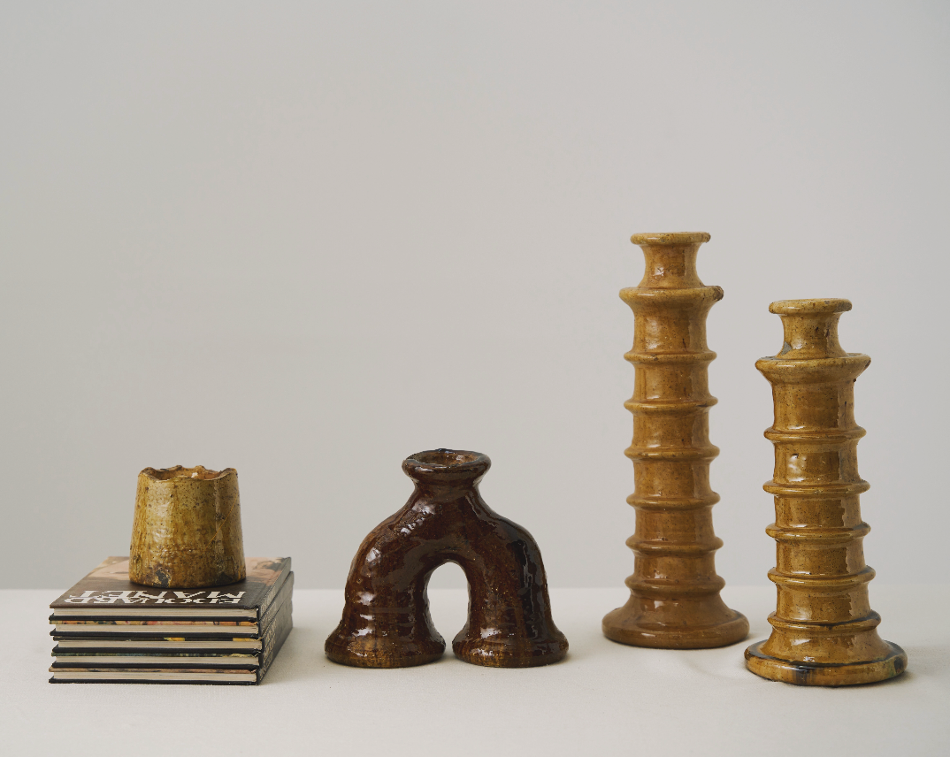 Candelabro Nº1 Noor Ocre