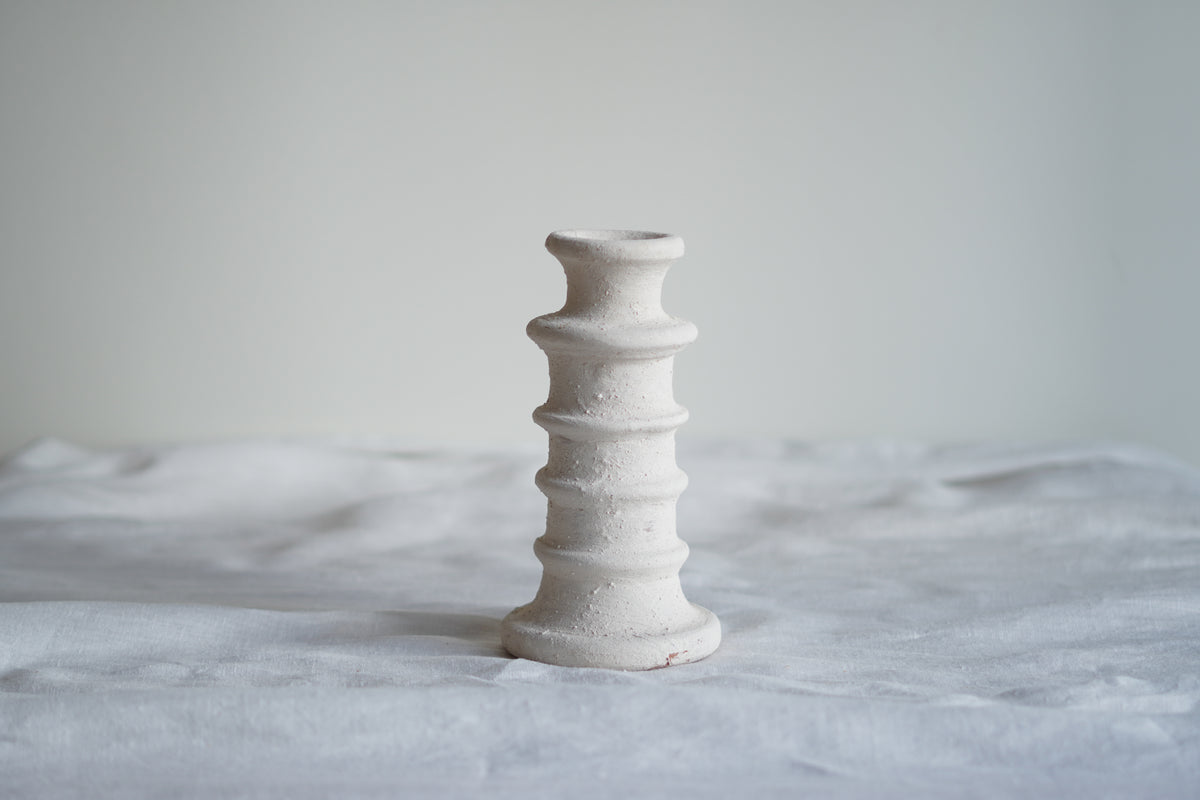 Candelabro Caracol Terracota (fallo esmaltado)