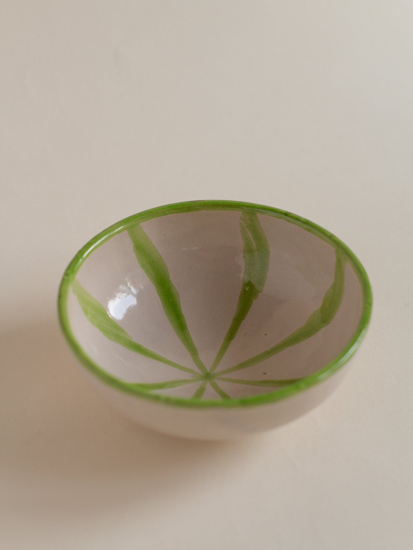 Bowl aperitivo rayas Verde lima