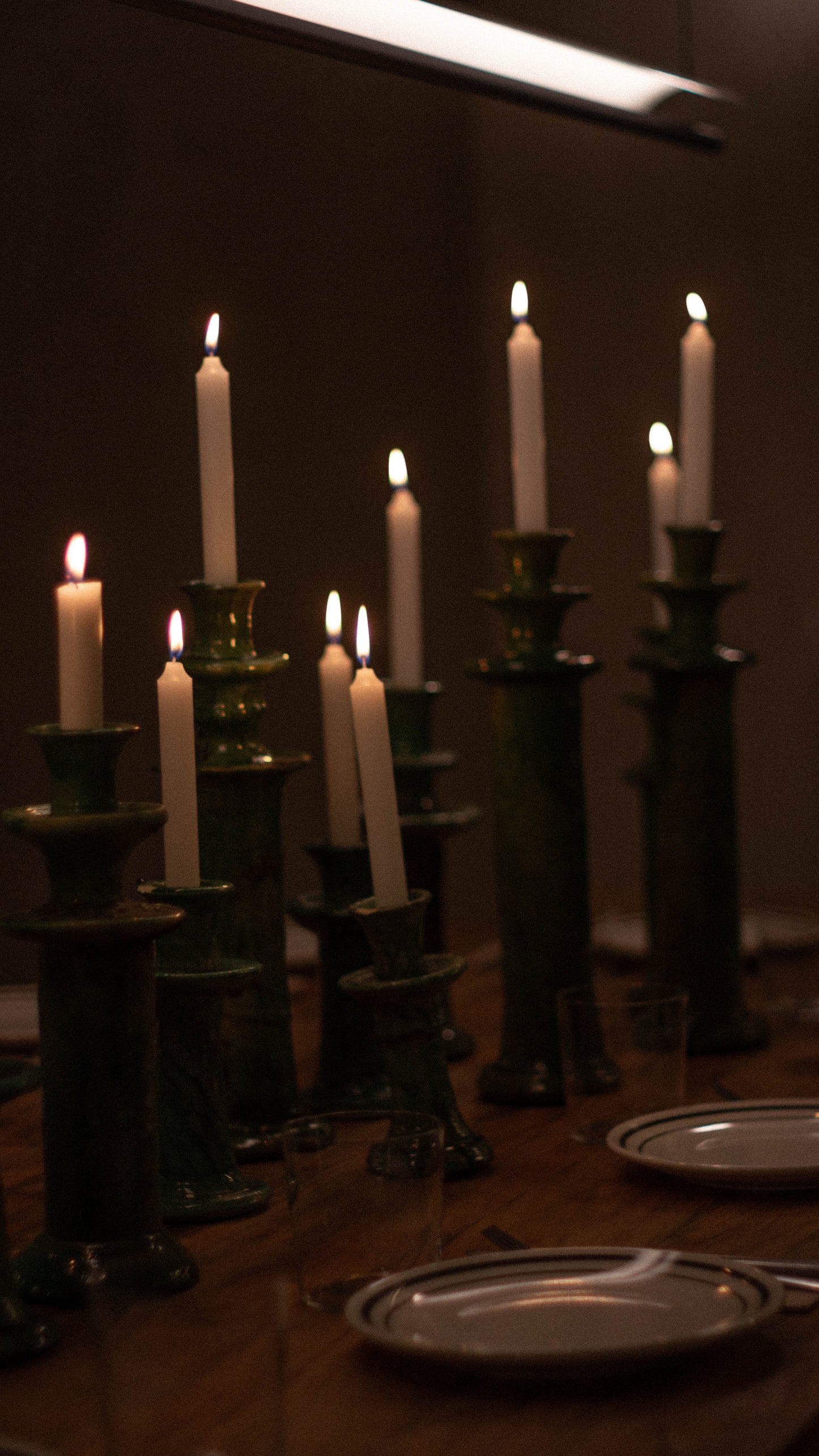 Candelabro Nº5 Noor verde