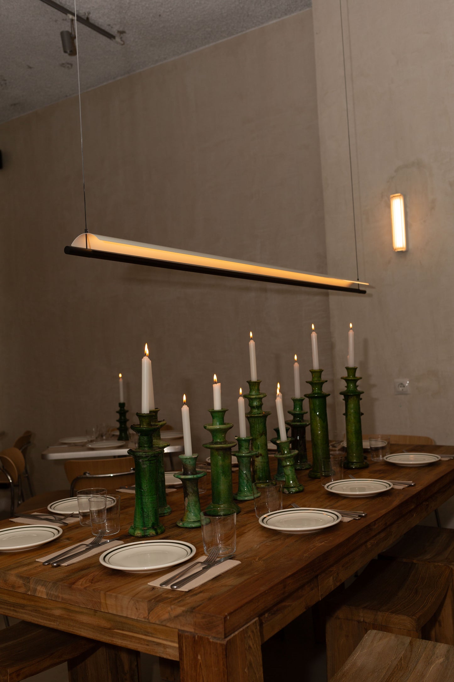 Candelabro Nº5 Noor verde