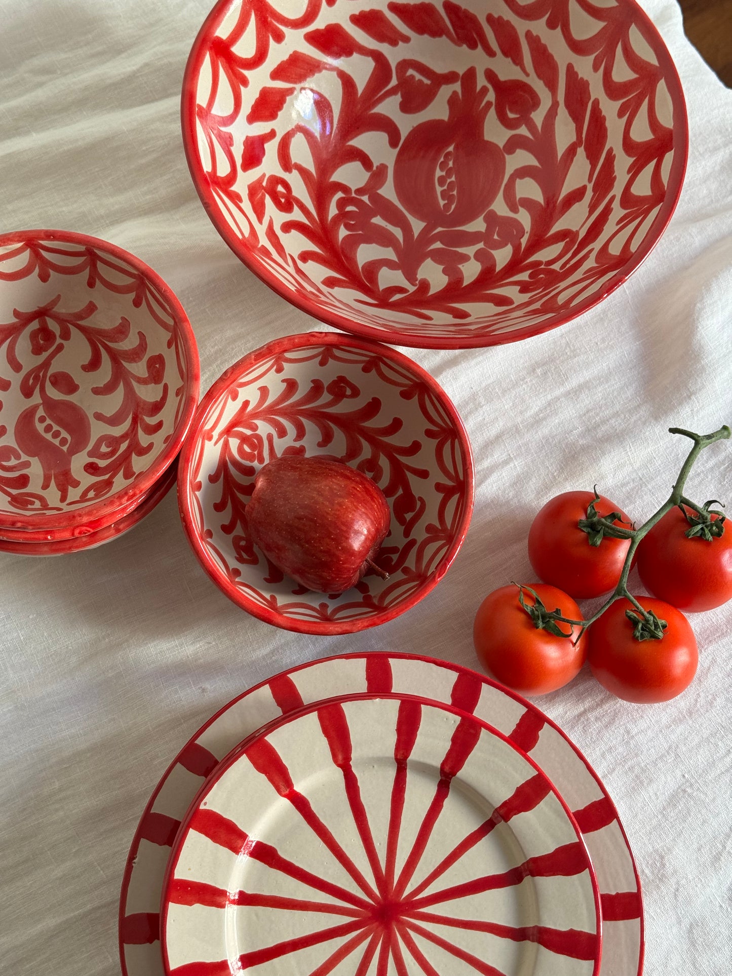 Ensaladera Andalucía Roja