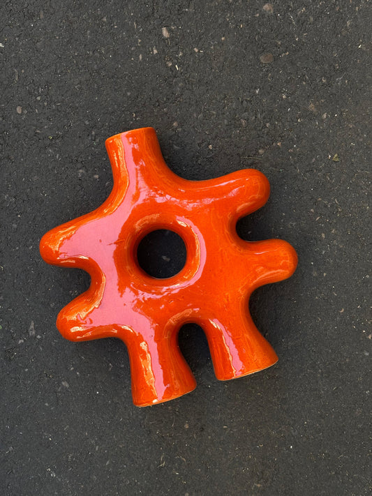 Jarrón decorativo Hashtag Feztin Naranja