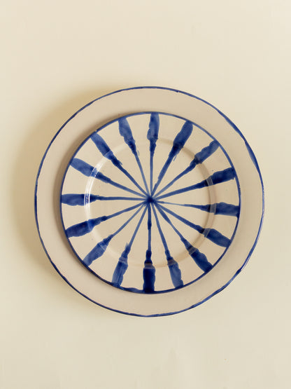 Plato 26cm linea fina Azul