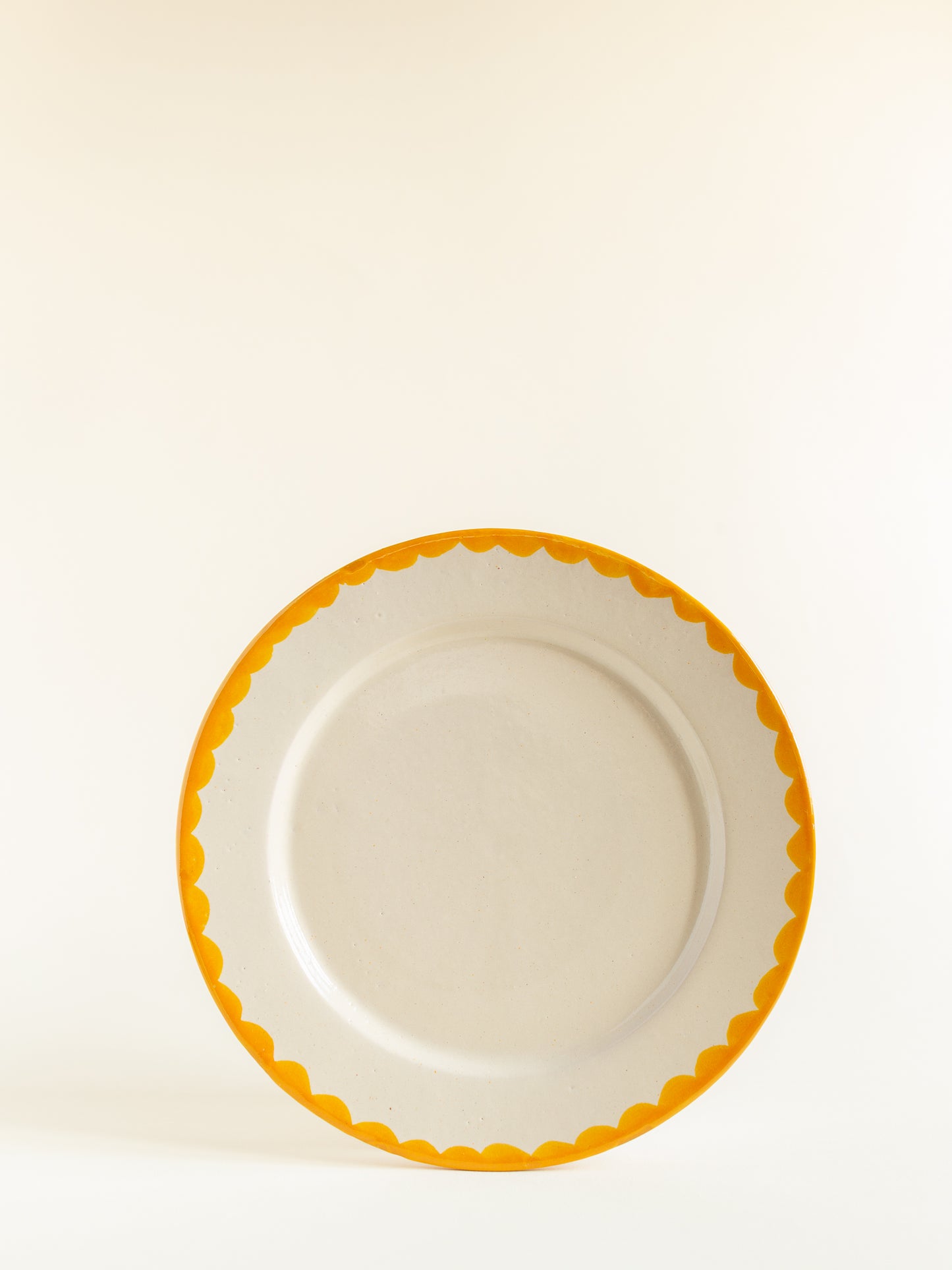 Plato 20cm Media Luna Amarillo