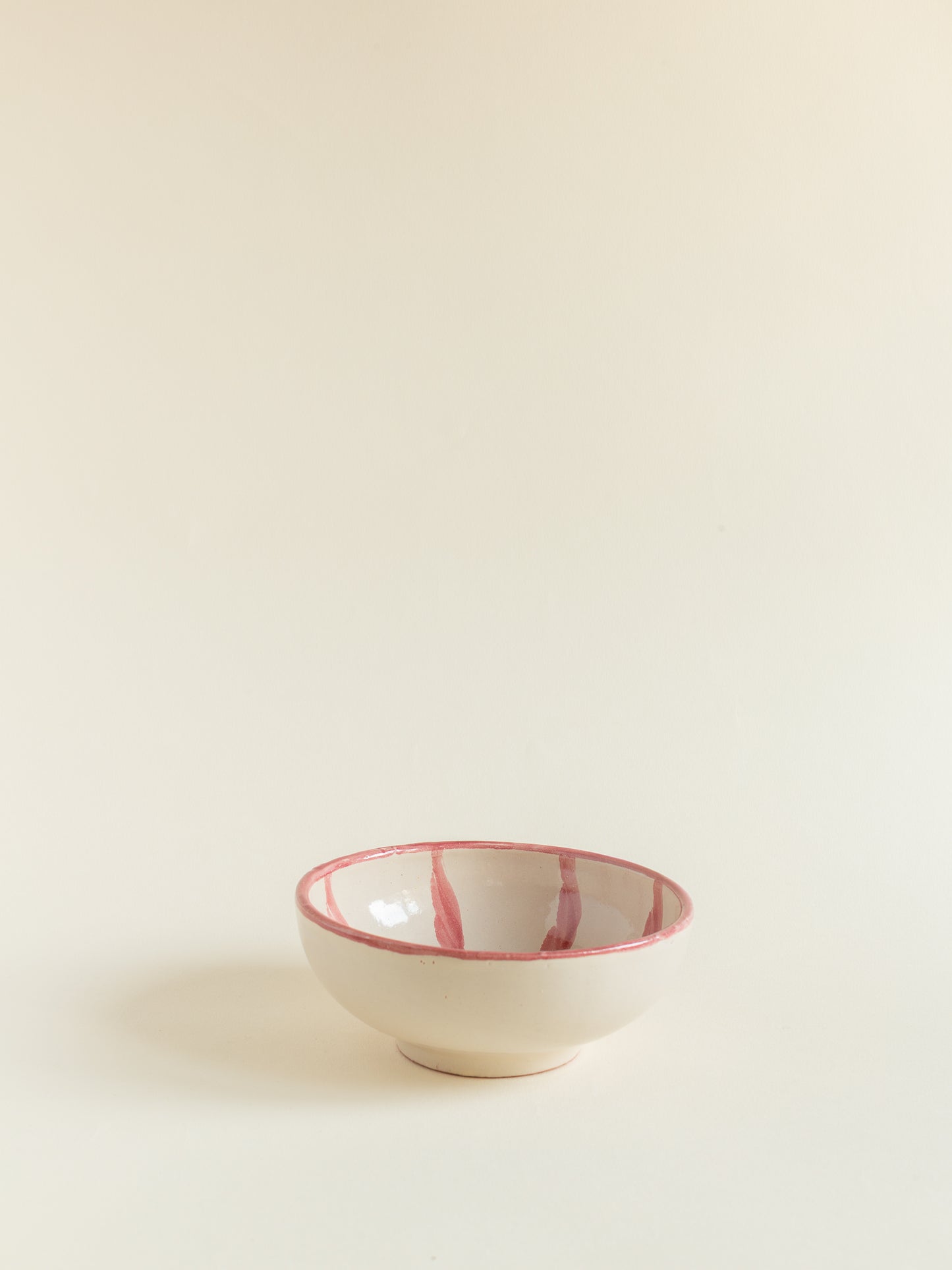 Bowl aperitivo rayas Rosa