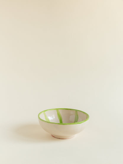Bowl aperitivo rayas Verde lima