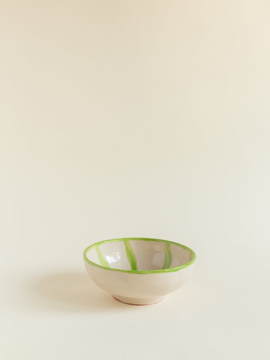 Bowl aperitivo rayas Verde lima