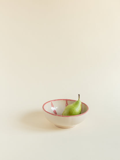 Bowl aperitivo rayas Rosa