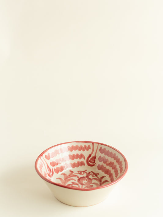 Pink salad bowl