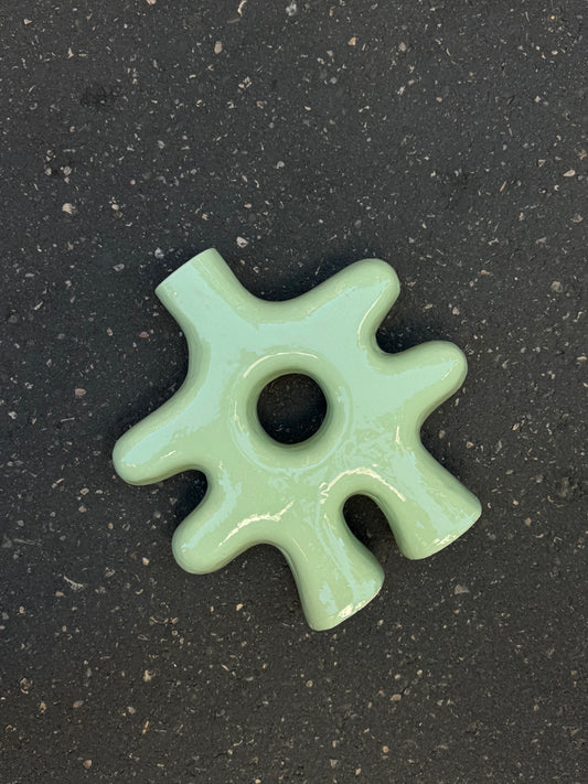 Jarrón decorativo Hashtag Feztin Verde Menta