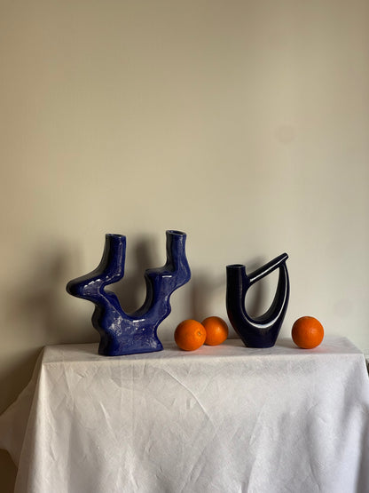 Jarrón Azul Jodie 21cm