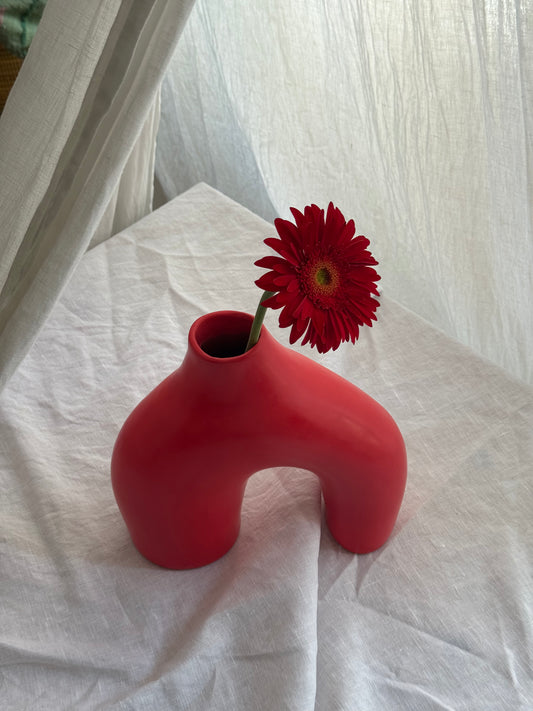 Jarrón Rojo Ribadeo 27cm