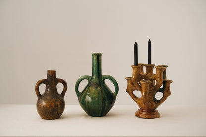 Jarrón decorativo Noor verde