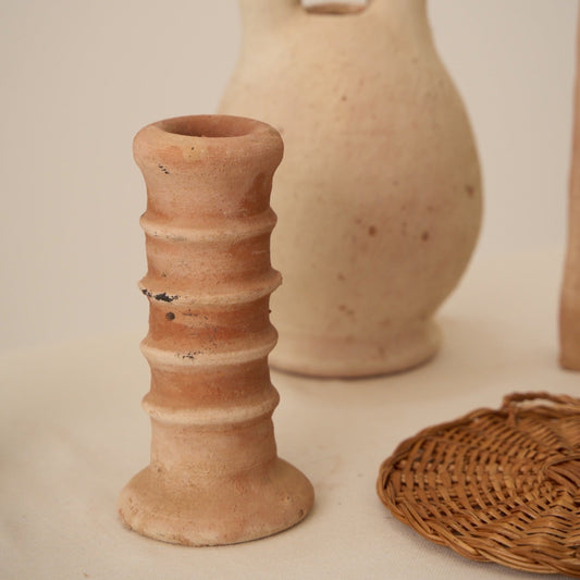Candelabro Caracol Terracota (fallo esmaltado)