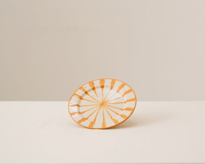 Plato rayas Andalucía Amarillo