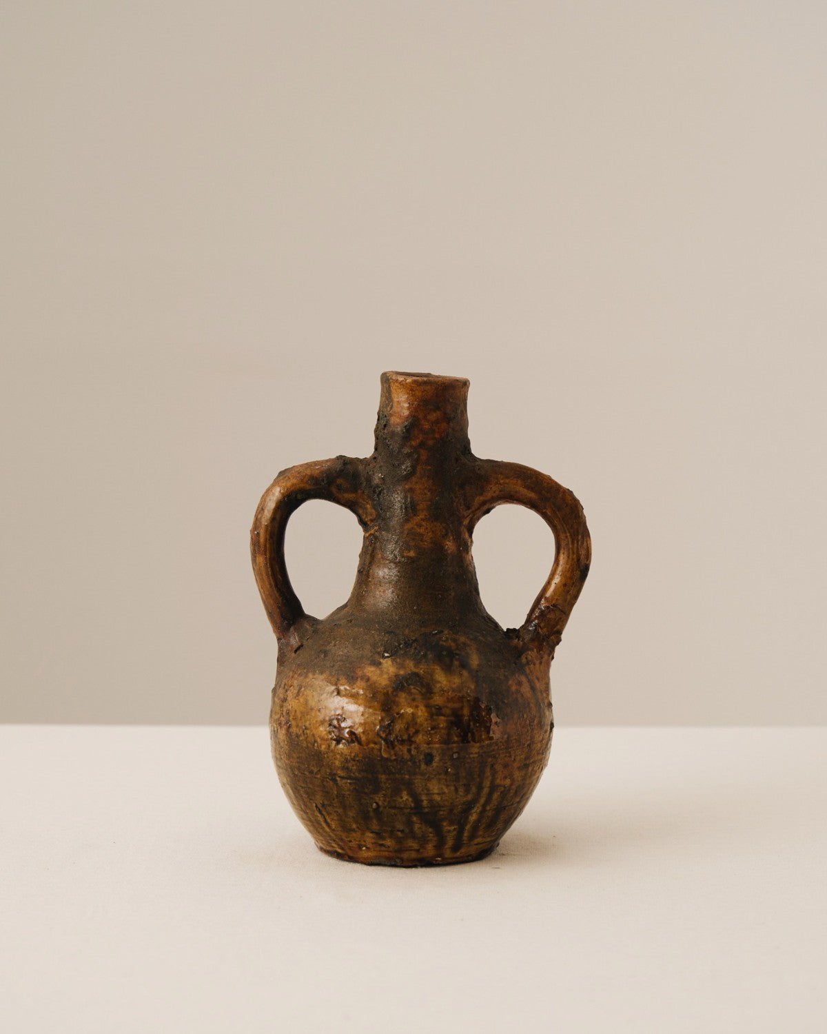 Jarrón decorativo Noor ocre