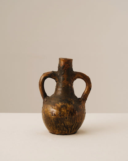 Jarrón decorativo Noor ocre