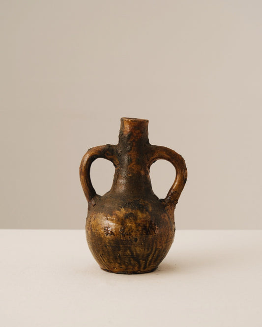 Jarrón decorativo Noor ocre