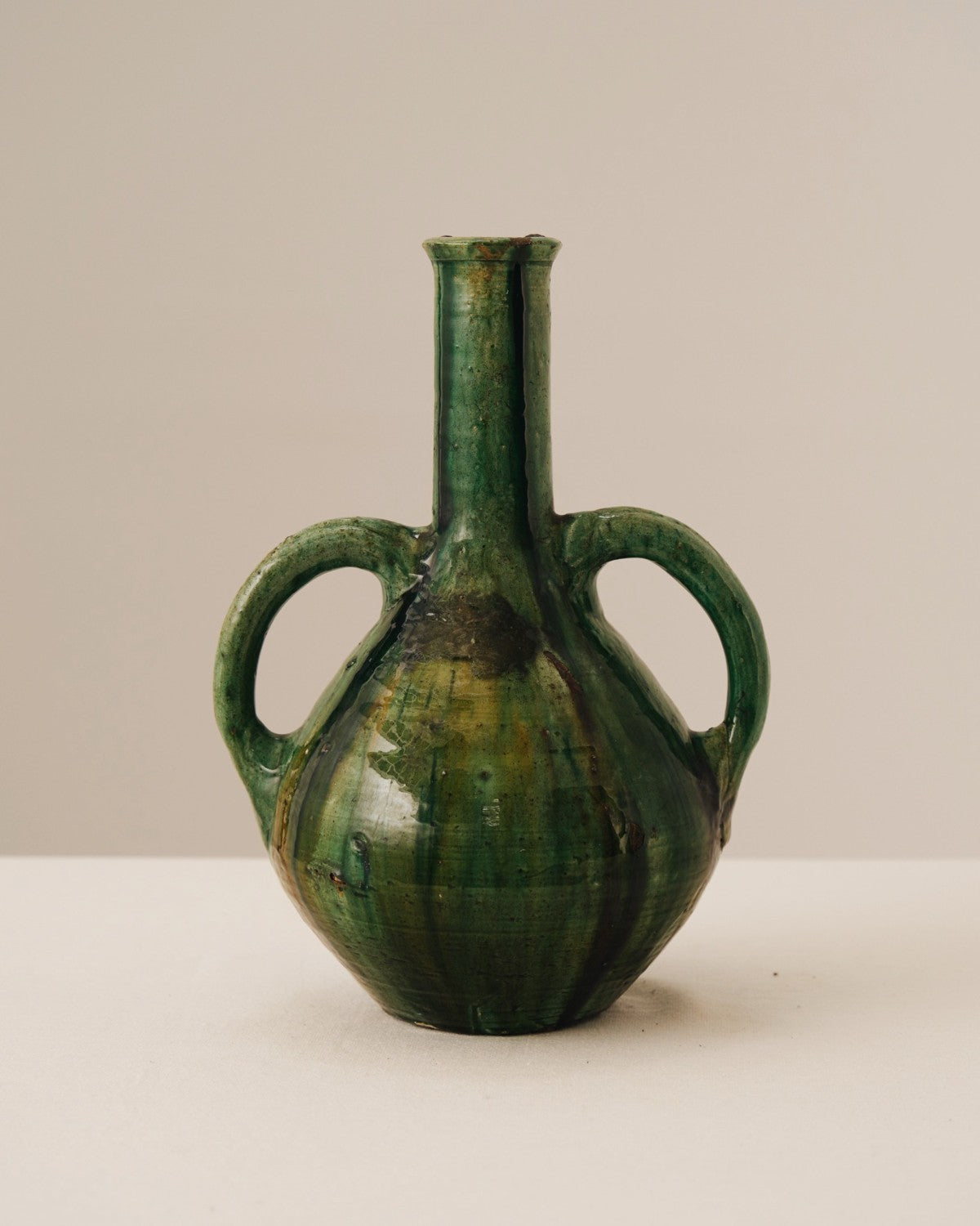 Jarrón decorativo Noor verde