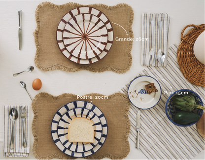 Plato Personalizable Postre 20 cm - Diseña el tuyo