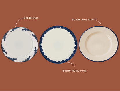 Plato Personalizable Postre 20 cm - Diseña el tuyo