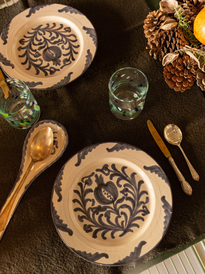 Plato Granada Azul Petróleo