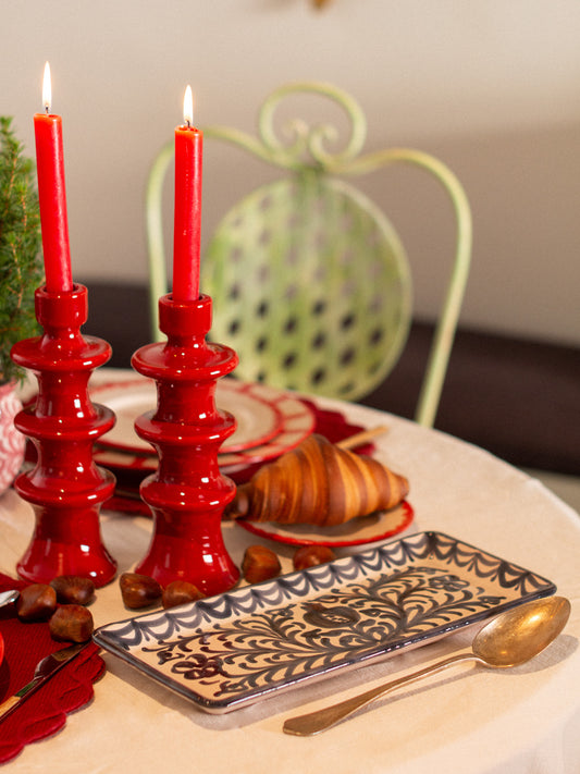 Fuente Rectangular Grande Azul Petróleo